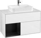 weiß / Mitteldichte Faserplatte (MDF) / G361P D 1000x603x501mm Glossy White