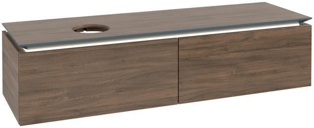 Villeroy & Boch Legato Waschbeckenunterschrank 1600 mm Glossy White mit LED-Beleuchtung