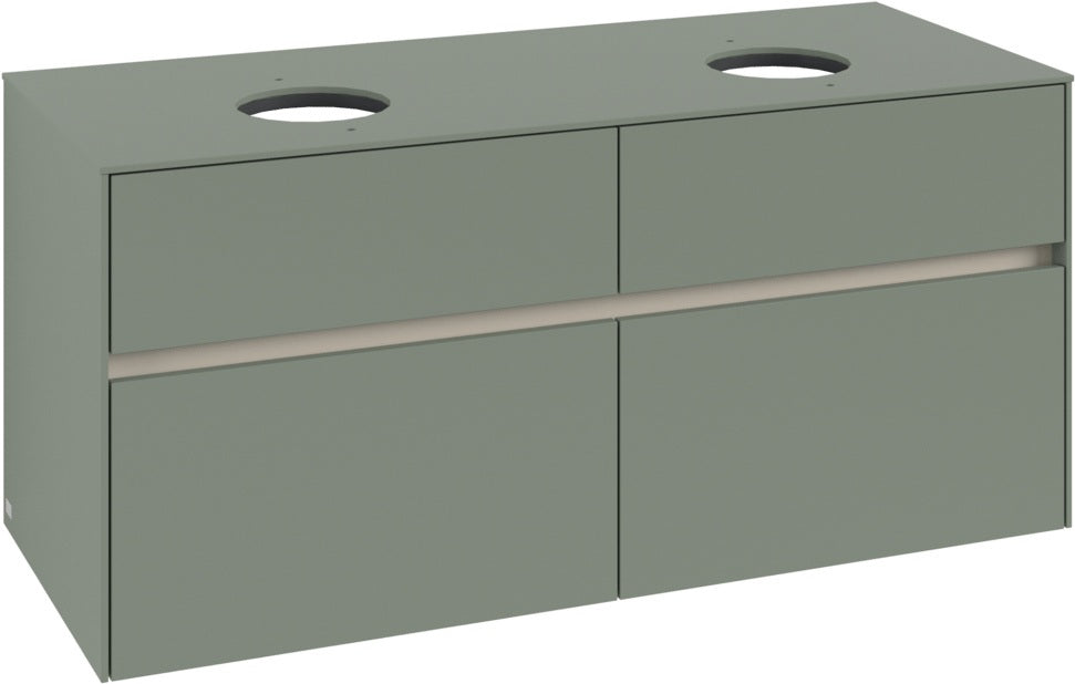 Villeroy & Boch Collaro Waschbeckenunterschrank White Oak 1200 mm mit 4 Auszügen