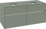 Villeroy & Boch Collaro Waschbeckenunterschrank White Oak 1200 mm mit 4 Auszügen