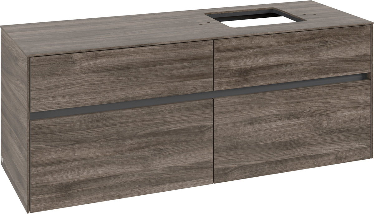 Villeroy & Boch Waschtischunterschrank Collaro C133 1400 mm Stone Oak mit 4 Auszügen