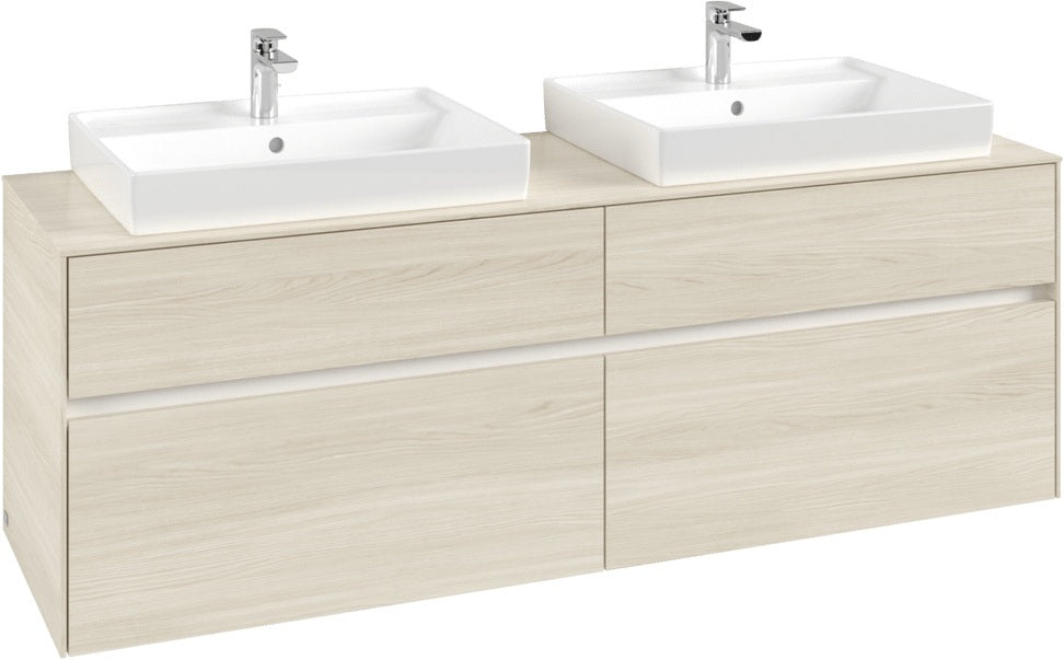 Villeroy & Boch Waschtischunterschrank Collaro C024 1600 mm White Oak mit SoftClosing