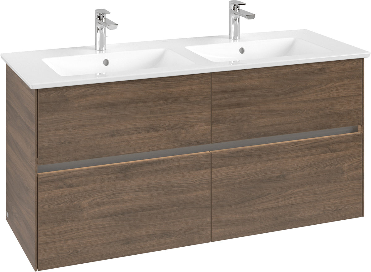 Villeroy & Boch Waschtischunterschrank Collaro C147 B0 1261 mm White Matt mit LED-Beleuchtung