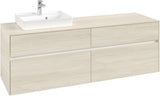 Villeroy & Boch Waschtischunterschrank Collaro C078 B0 1600 mm White Oak mit Beleuchtung und SoftClosing