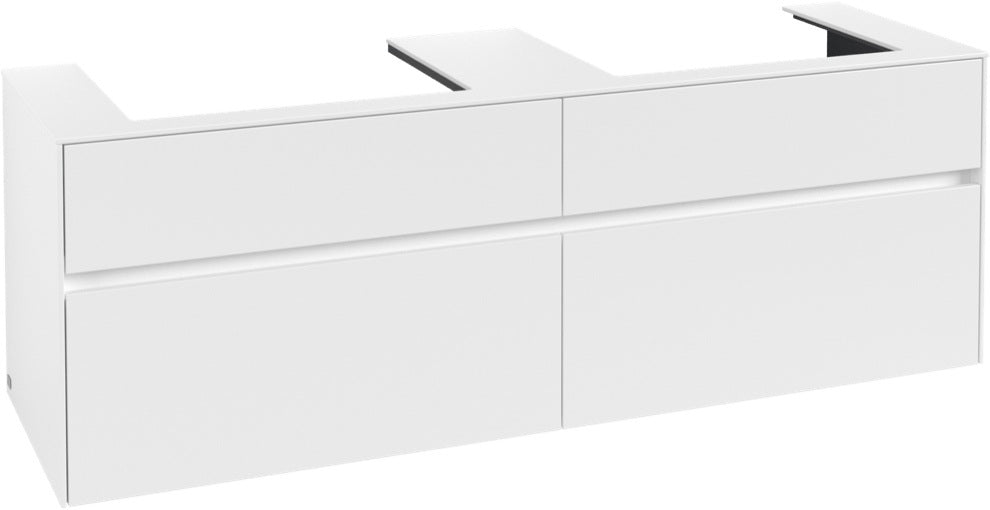 Villeroy & Boch Waschtischunterschrank Collaro C024 1600 mm White Matt – 4 Auszüge, SoftClosing