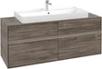 Villeroy & Boch Waschtischunterschrank Collaro C092 B0 Stone Oak 1400 mm mit LED-Beleuchtung