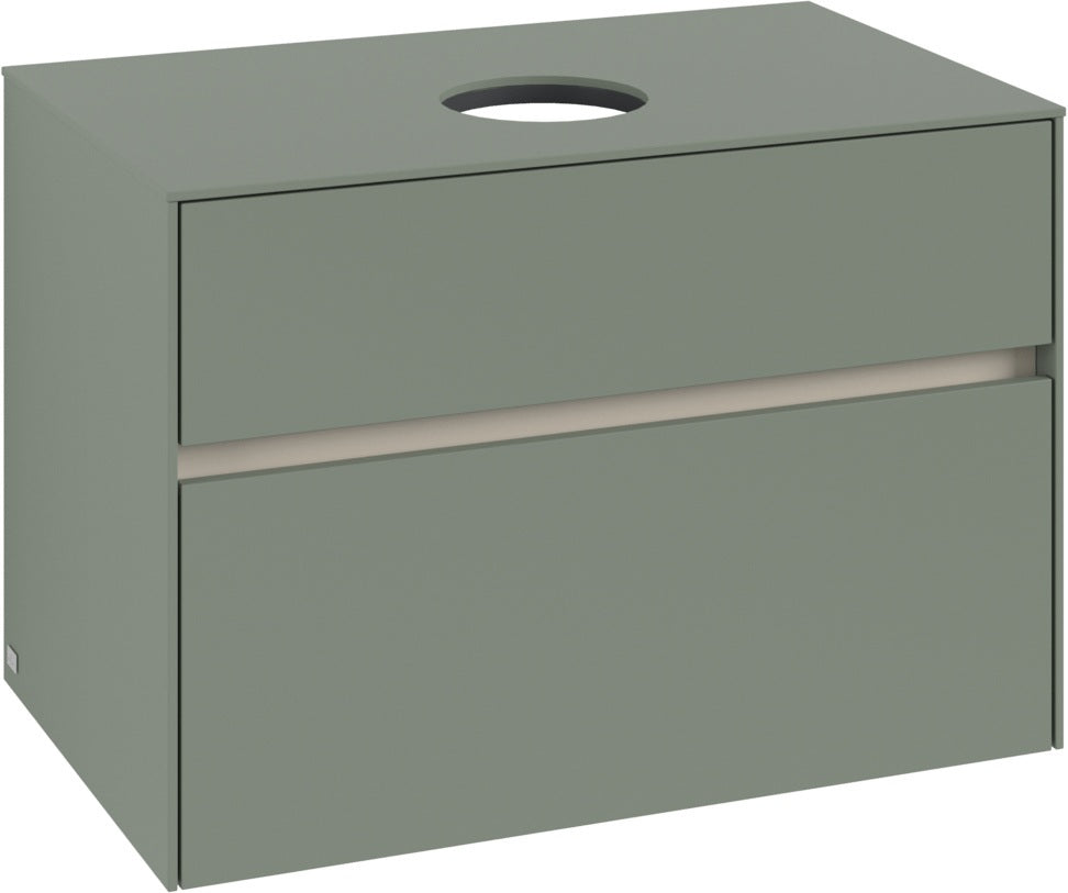 Villeroy & Boch Waschtischunterschrank Collaro C037 800 mm White Oak mit SoftClosing
