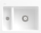 snow white / mit Ablaufgarnitur, mit Handbetätigung / keine Angabe