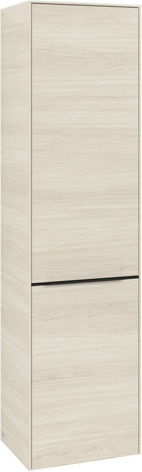 Villeroy & Boch Hochschrank Subway 3.0 C59300 Brilliant White – 450 mm, SoftClosing, Wäschekorb