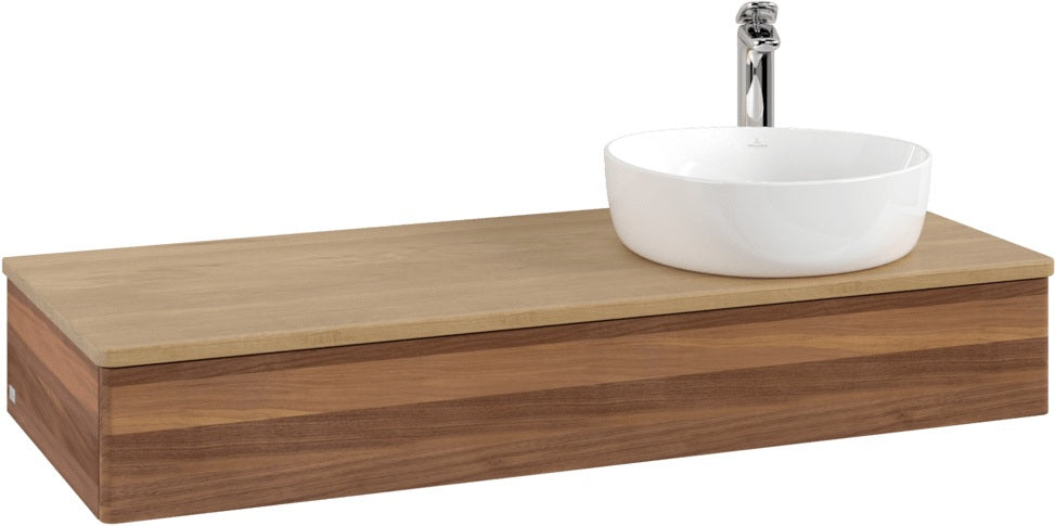 Villeroy & Boch Waschtischunterschrank Antao K12051 1200 mm Warm Walnut mit Auszug