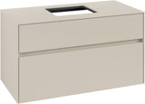 Villeroy & Boch Collaro Waschbeckenunterschrank C125 B0 1000 mm Cashmere Grey mit LED-Beleuchtung