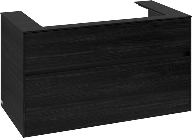 Villeroy & Boch Waschbeckenunterschrank Collaro C020 Black Oak 1000 mm – Wandmontage, SoftClosing