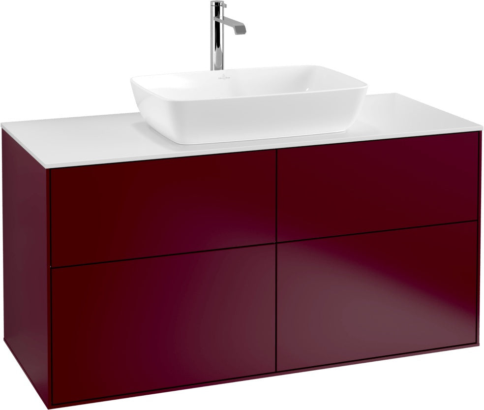 Villeroy & Boch Finion Waschtischunterschrank 1200 mm Glossy White Lacquer mit SoftClosing