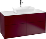 Villeroy & Boch Finion Waschtischunterschrank 1200 mm Glossy White Lacquer mit SoftClosing