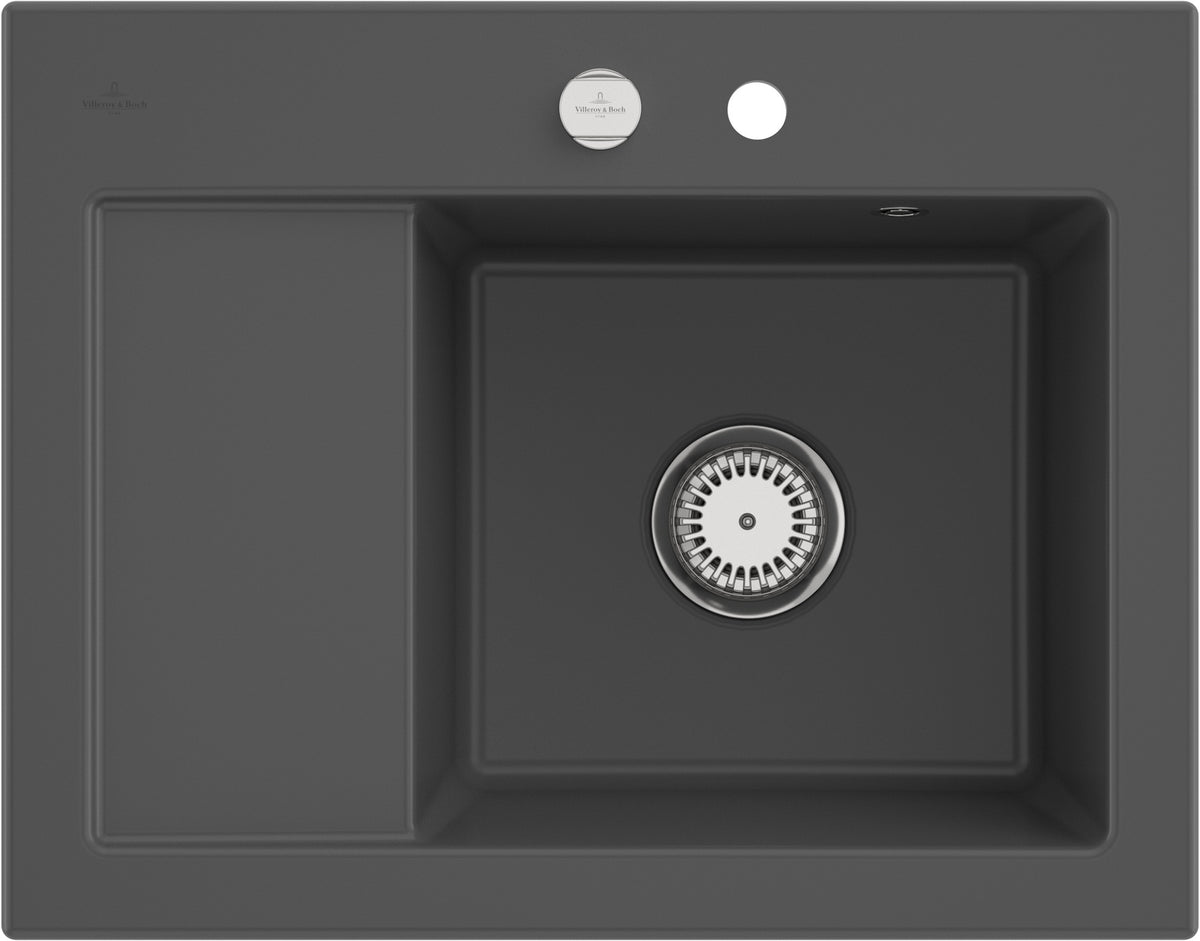 Villeroy & Boch Einbauspüle Subway 45 Compact 331301 Weiß Alpin CeramicPlus 650x510mm