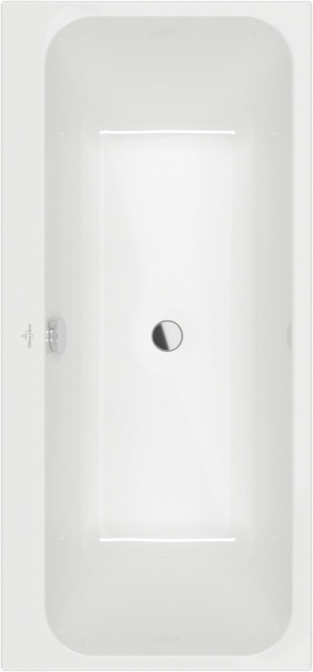 Villeroy & Boch Architectura Whirlpool Rechteck 1500x700 mm Weiß Alpin – Hydropool Entry für 2 Personen