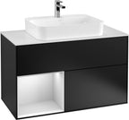 schwarz / Mitteldichte Faserplatte (MDF) / G361M T