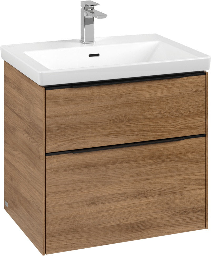 Villeroy & Boch Waschtischunterschrank Subway 3.0 C 576L0 Brilliant White mit LED-Beleuchtung