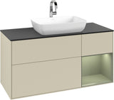 Villeroy & Boch Finion Waschbeckenunterschrank 1200 mm Glossy White Lacquer mit Beleuchtung