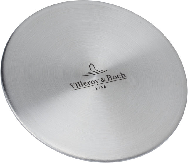 Villeroy & Boch Ventilabdeckung Cap 962415 aus massivem Edelstahl, rund, 115 mm