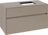 Villeroy & Boch Waschtischunterschrank Collaro C127 B0 1000 mm Taupe mit Beleuchtung