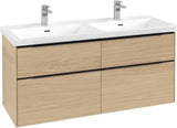 Villeroy & Boch Waschtischunterschrank Subway 3.0 C 568L0 1272 mm Brilliant White mit LED