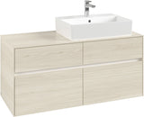 Villeroy & Boch Waschtischunterschrank Collaro C130 B0 1200 mm White Oak mit Beleuchtung