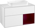 weiß / Mitteldichte Faserplatte (MDF) / F661H B 1000x603x501mm Glossy White
