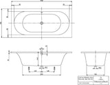 Villeroy & Boch LOOP & FRIENDS Combi Entry Whirlpoolsystem mit Multiplex Trio