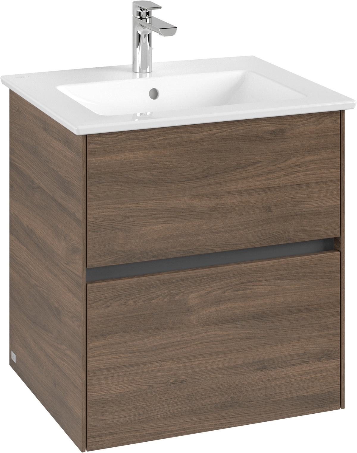 Villeroy & Boch Collaro Waschbeckenunterschrank C14200MS, 561x610x480mm, White Matt, 2 Auszüge