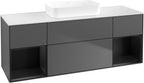 anthrazit / Mitteldichte Faserplatte (MDF) / F741P D
