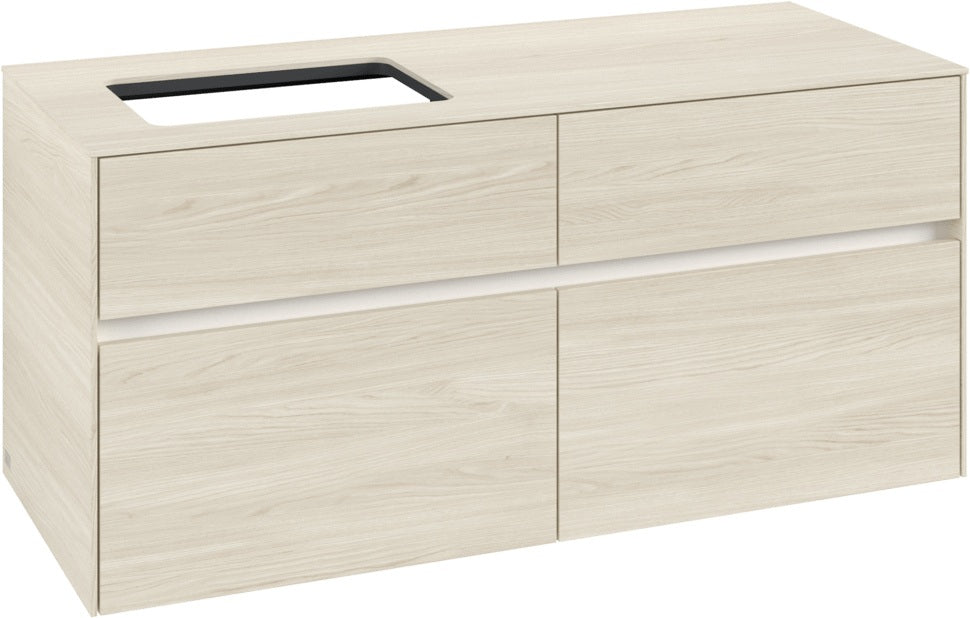Villeroy & Boch Waschtischunterschrank Collaro C11300 1200 mm White Oak mit 4 Auszügen
