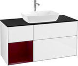 Villeroy & Boch Finion Waschtischunterschrank 1200 mm Glossy White Lacquer mit Beleuchtung