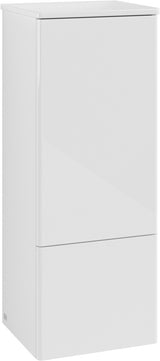 Villeroy & Boch Antao Mittelschrank L44000, 414 x 1039 x 356 mm, Glossy White Lacquer, mit Auszug und Tür