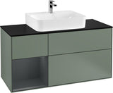 Villeroy & Boch Finion Waschbeckenunterschrank 1200 mm Glossy White mit Beleuchtung