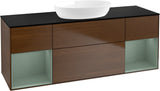 Villeroy & Boch Finion Waschtischunterschrank 1600 mm Glossy White Lacquer mit Beleuchtung