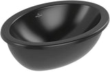 Villeroy & Boch Loop & Friends Unterbauwaschtisch 430 mm TitanCeram Ebony CeramicPlus