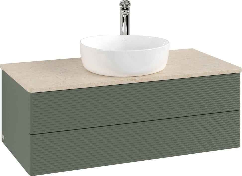 Villeroy & Boch Antao Waschtischunterschrank K20153 1000 mm Anthracite Matt Lackiert