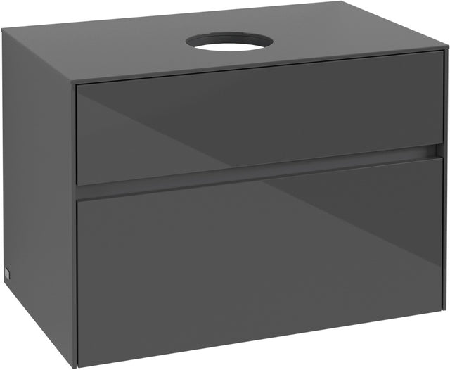 Villeroy & Boch Waschbeckenunterschrank Collaro C037 800x548x500mm Glossy Grey