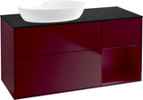 Villeroy & Boch Finion Waschtischunterschrank 1200 mm Glossy White Lacquer mit LED-Beleuchtung