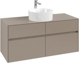 Villeroy & Boch Waschbeckenunterschrank Collaro C041 1200 mm Taupe mit SoftClosing