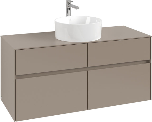 Villeroy & Boch Waschbeckenunterschrank Collaro C041 1200 mm Taupe mit SoftClosing