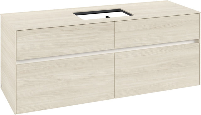 Villeroy & Boch Waschtischunterschrank Collaro C11600 1400 mm White Oak – 4 Auszüge, SoftClosing