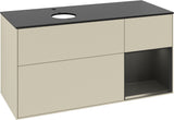 Villeroy & Boch Finion Waschbeckenunterschrank 1200 mm Glossy White Lacquer mit LED-Beleuchtung