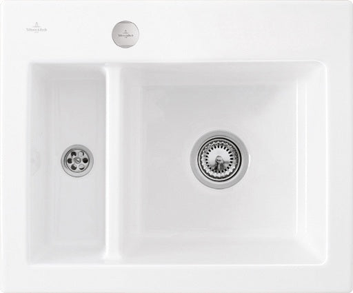 Villeroy & Boch Subway 60 XM Flat Einbauspüle 585x475 mm Graphite CeramicPlus