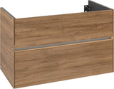 Villeroy & Boch Waschbeckenunterschrank Collaro C13900 in White Oak – 996 mm, 2 Auszüge, SoftClosing