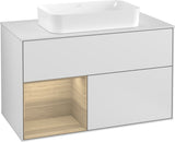 Villeroy & Boch Waschtischunterschrank Finion G241GF Glossy White Lacquer 1000 mm mit Beleuchtung
