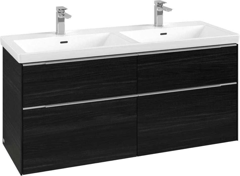Villeroy & Boch Waschtischunterschrank Subway 3.0 C 568L0 1272 mm Brilliant White mit LED