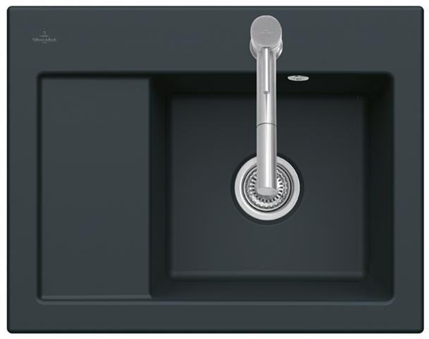 Villeroy & Boch Einbauspüle Subway 45 Compact 331301 Weiß Alpin CeramicPlus 650x510mm