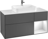 Villeroy & Boch Waschtischunterschrank Finion F421G 1200 mm Glossy White Lacquer